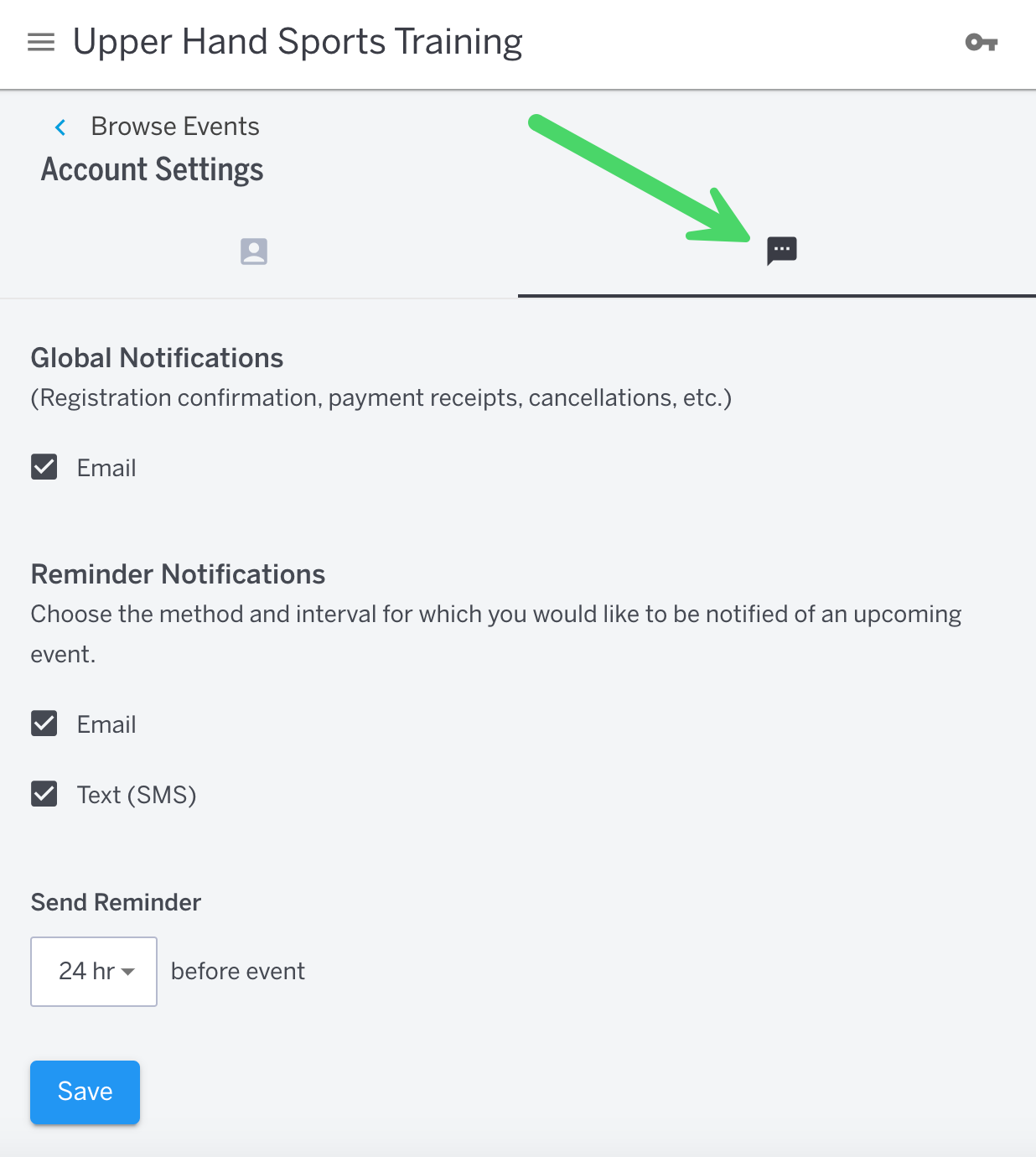Manage Notifications