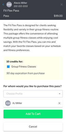 POS - Purchase Credit Pass