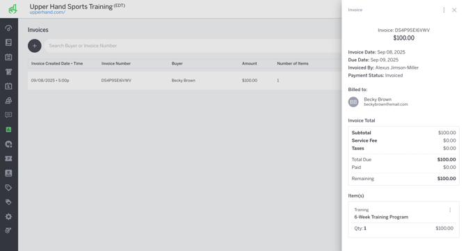 View Invoice froom Report